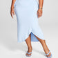 E agora este vestido midi feminino com amarração lateral azul tamanho 3X