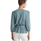 Blusa Peplum Ralph Lauren Feminina Azul Tamanho P