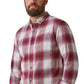 Camisa de flanela elástica Bass Outdoor Expedition masculina, roxa, tamanho XX-G