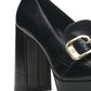 Vince Camuto Grinilia Plataforma Loafer Feminino Preto Tamanho 6,5 M