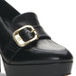 Vince Camuto Grinilia Plataforma Loafer Feminino Preto Tamanho 6,5 M