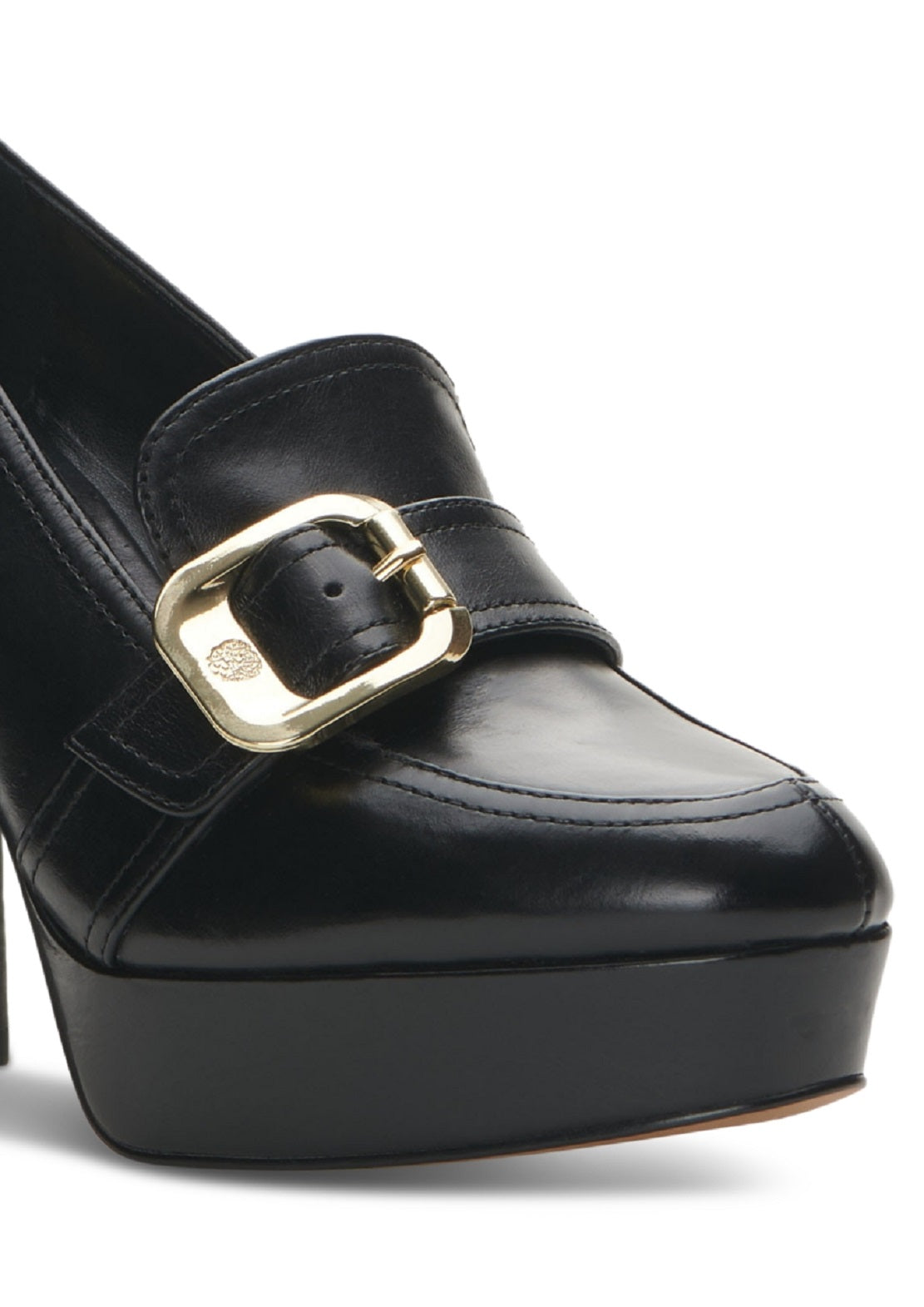 Vince Camuto Grinilia Plataforma Loafer Feminino Preto Tamanho 6,5 M
