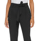 Calça Calvin Klein Lux com Cintura Amarrada, Preta, Tamanho 16