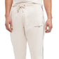 Calça de moletom masculina Tommy Hilfiger New Global Stripe Jogger marrom tamanho GG