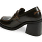 Steve Madden Universe Penny Loafer Feminino Marrom Tamanho 8,5 M