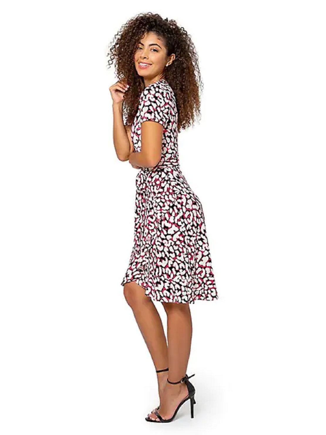 Vestido Brandy Feminino Leota em Leopardo Brushstroke Fruit Tamanho P
