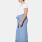 Vestido Lupita Culottes Leota Feminino em Azul Chambray Grande Azul Lord &amp; Taylor