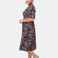 Vestido Zoe Lord &amp; Taylor Floral Confetti Leota Feminino Preto