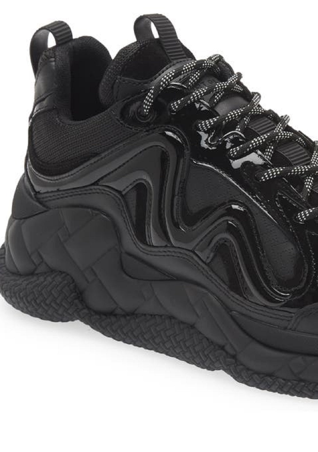 Tênis masculino Kurt Geiger London preto tamanho 9,5
