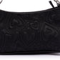 Bolsa de ombro feminina Skinnydip London Gianna Nylon Heart Quilt, preta, tamanho regular