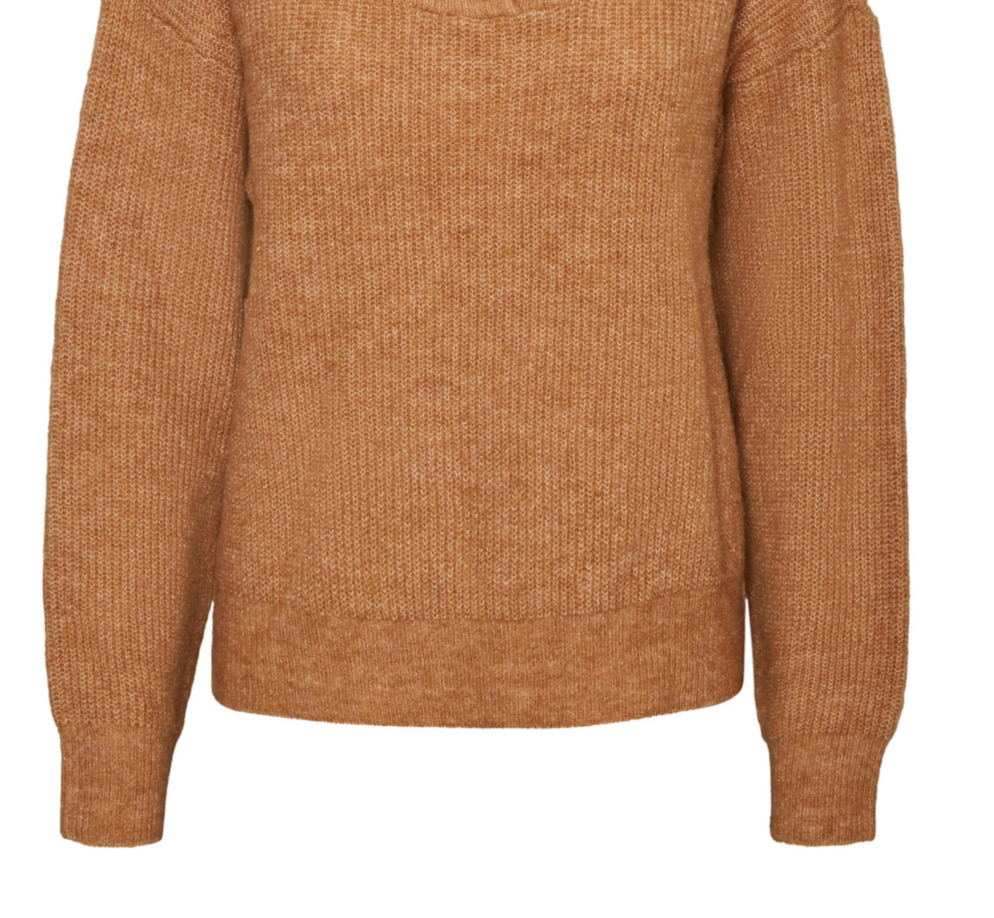 VERO MODA Suéter Feminino Marrom Tamanho Médio