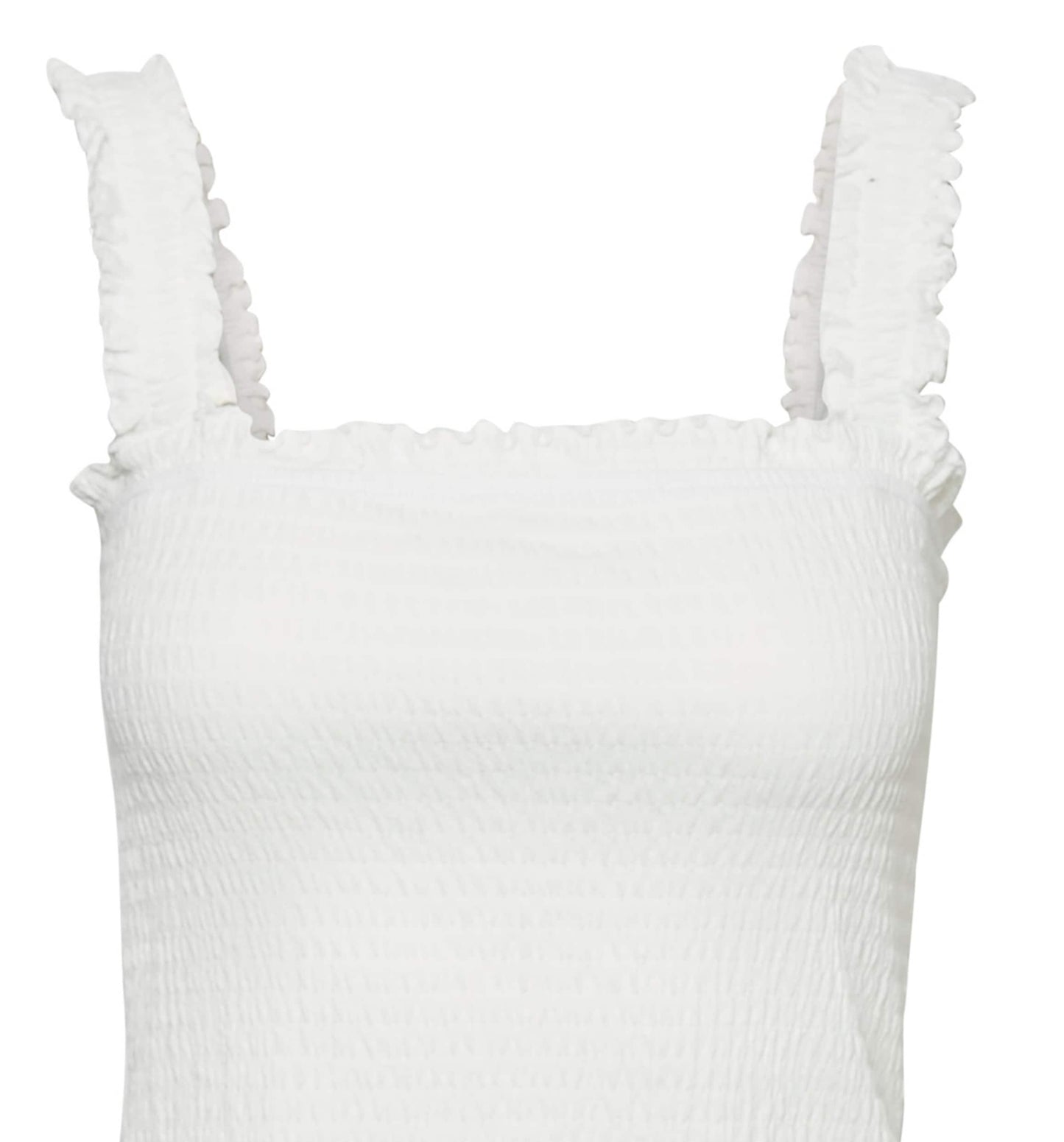 VERO MODA Regata Adonis Feminina Branca Tamanho Médio