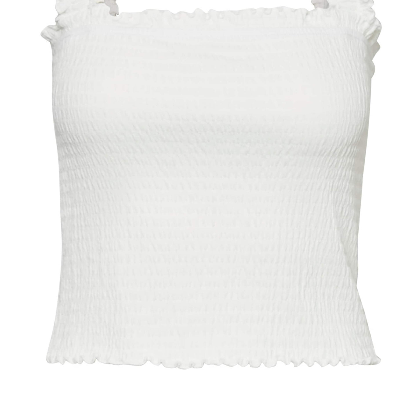 VERO MODA Regata Adonis Feminina Branca Tamanho Médio