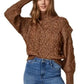 VERO MODA Suéter Feminino Marrom Tamanho X-Grande