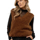 VERO MODA Colete Lucia Feminino Marrom