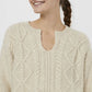 VERO MODA Suéter Reese Feminino Marrom Tamanho P