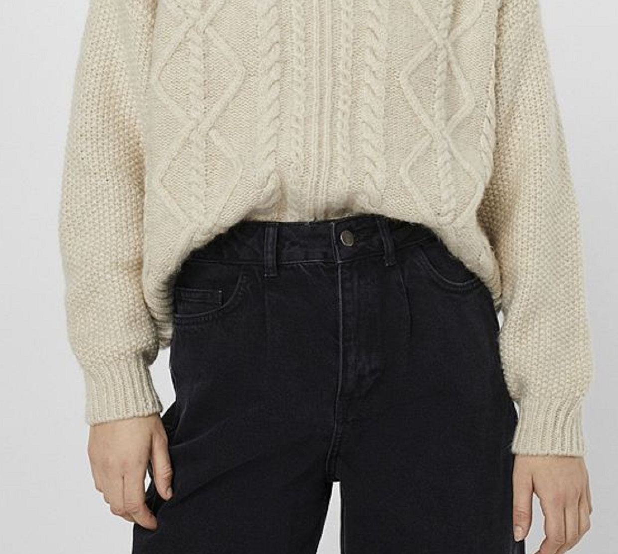 VERO MODA Suéter Reese Feminino Marrom Tamanho P