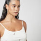VERO MODA Jeanette Regata Feminina Branca
