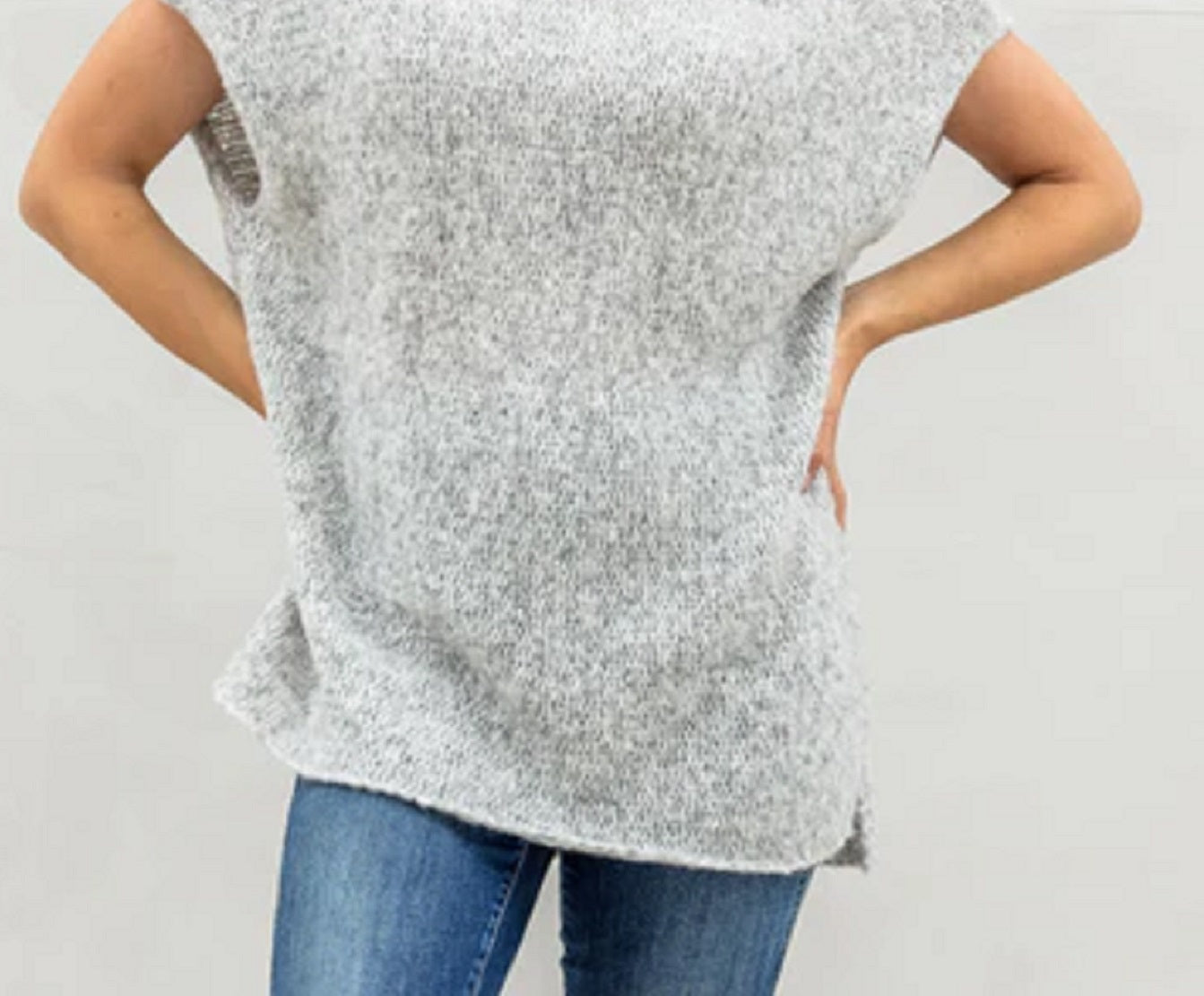 VERO MODA Colete Lia Feminino Cinza