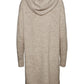 Vestido de malha feminino VERO MODA bege tamanho grande