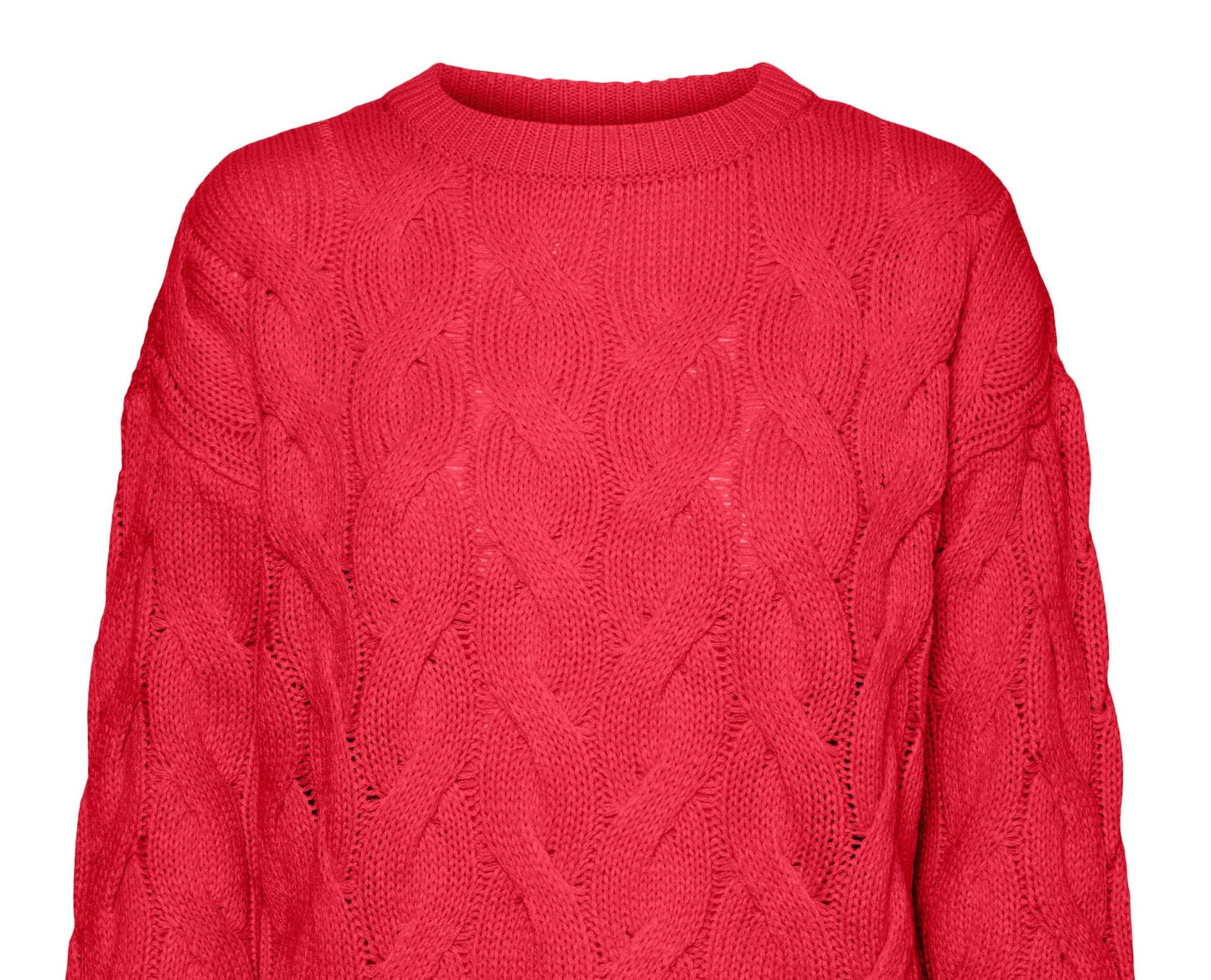 VERO MODA Suéter Feminino Vermelho