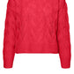 VERO MODA Suéter Feminino Vermelho