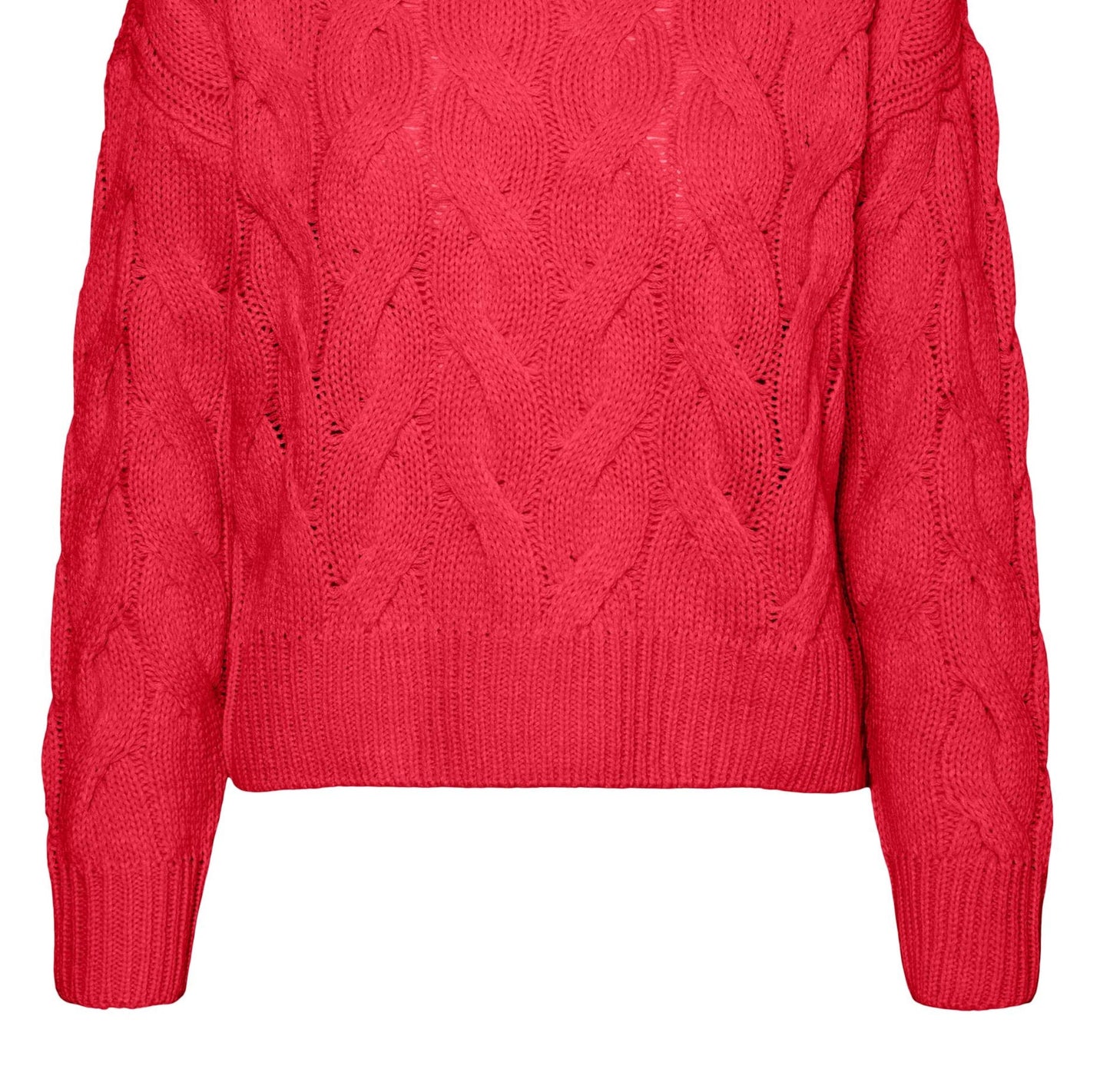 VERO MODA Suéter Feminino Vermelho
