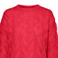VERO MODA Suéter Feminino Vermelho