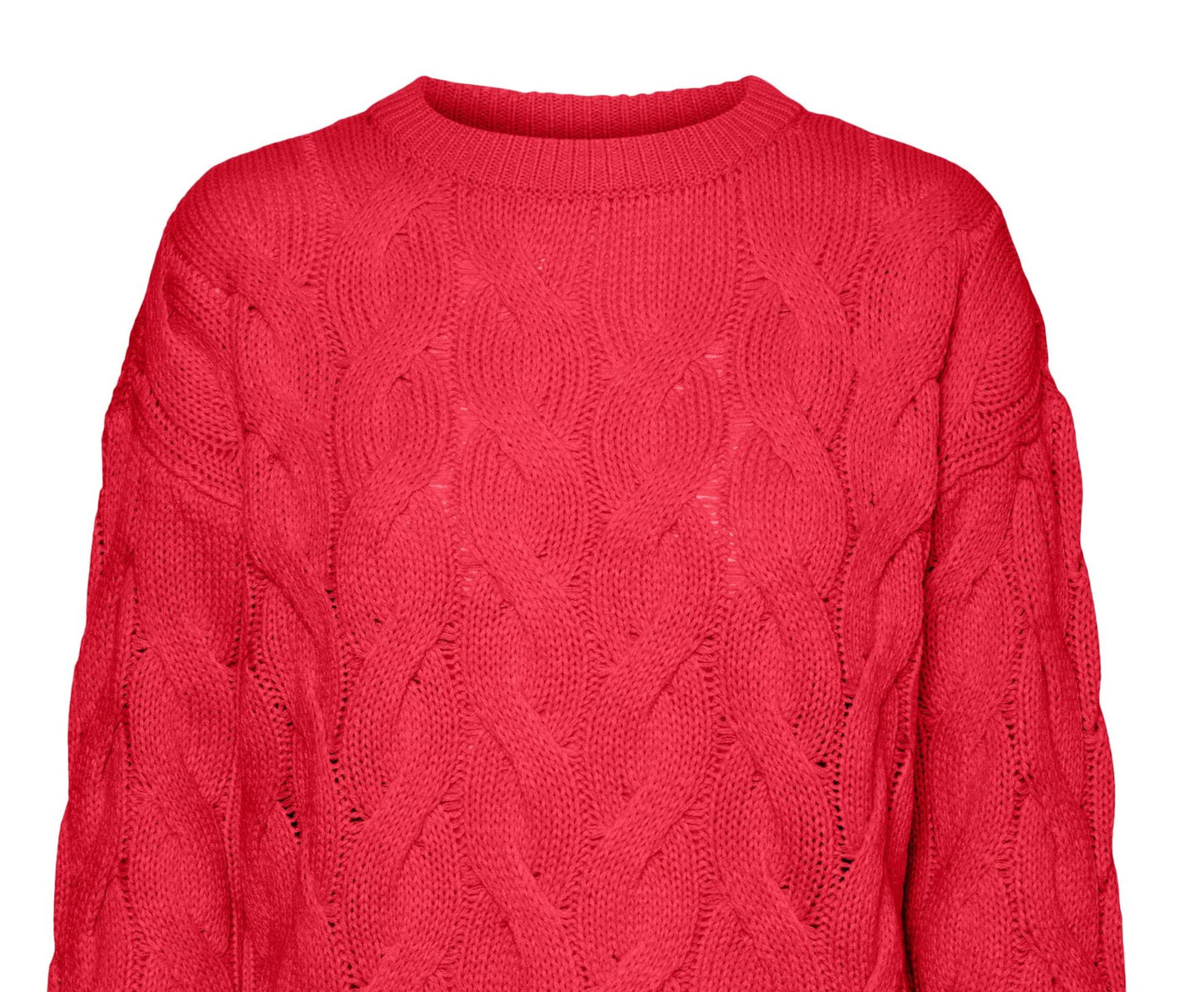 VERO MODA Suéter Feminino Vermelho