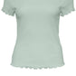 VERO MODA Top Gabriella Canelado Feminino Azul
