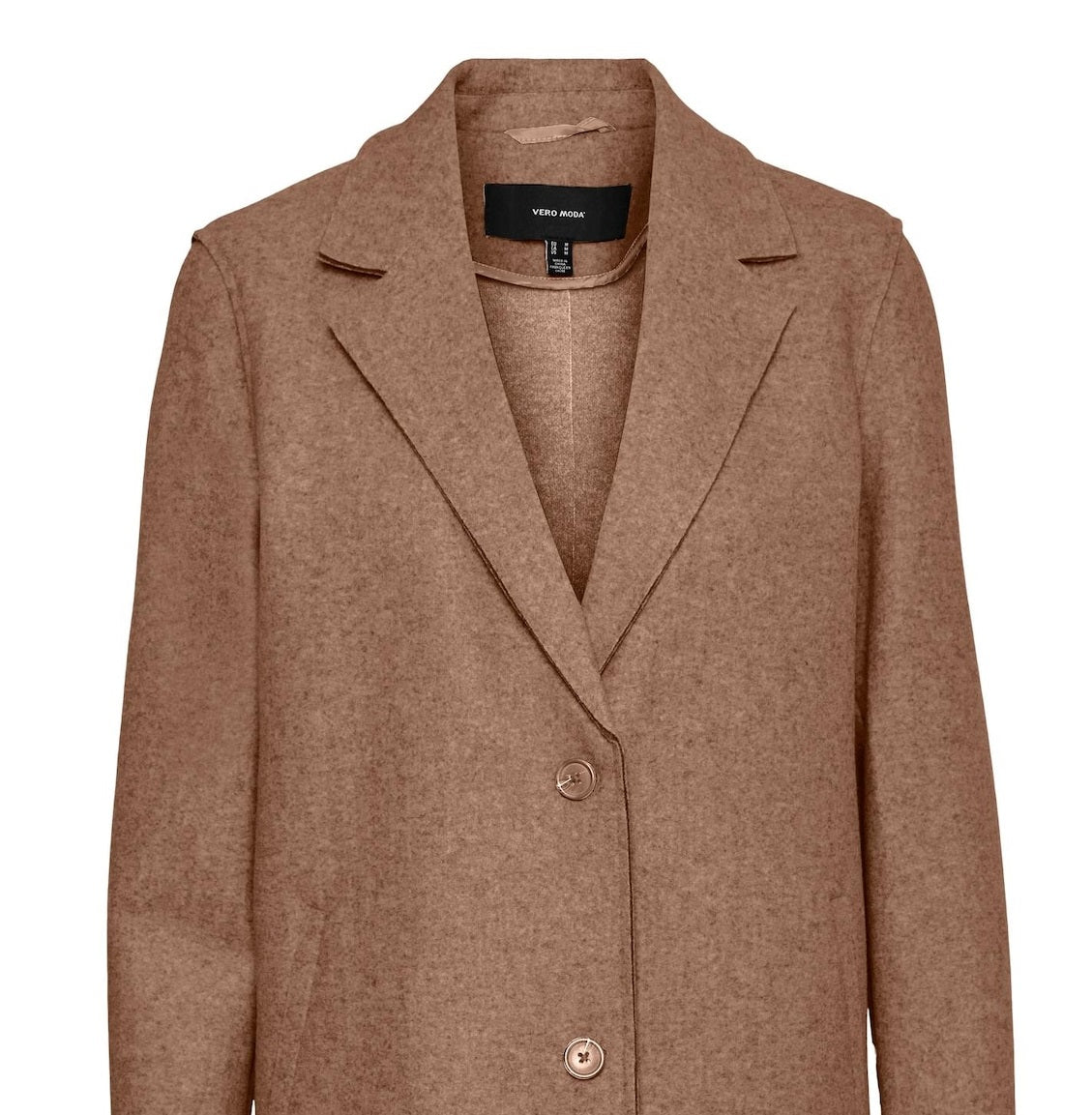 Casaco feminino entre estações VERO MODA marrom
