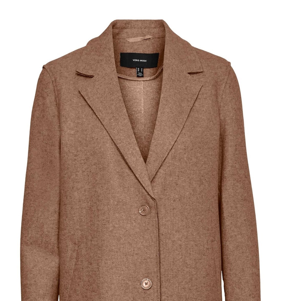 Casaco feminino entre estações VERO MODA marrom