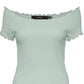 VERO MODA Top Gabriella Canelado Feminino Azul