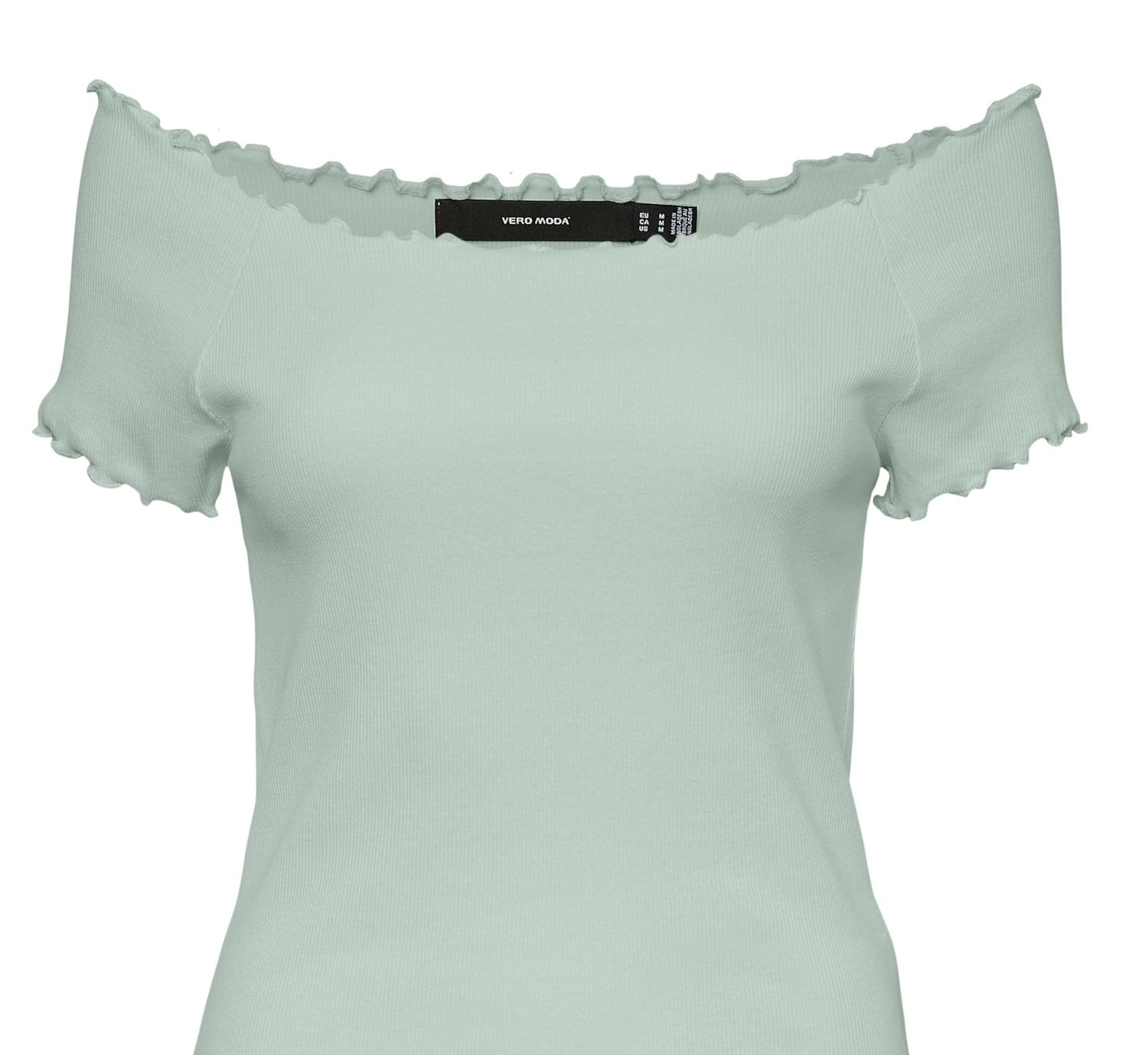 VERO MODA Top Gabriella Canelado Feminino Azul