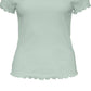 VERO MODA Top Gabriella Canelado Feminino Azul