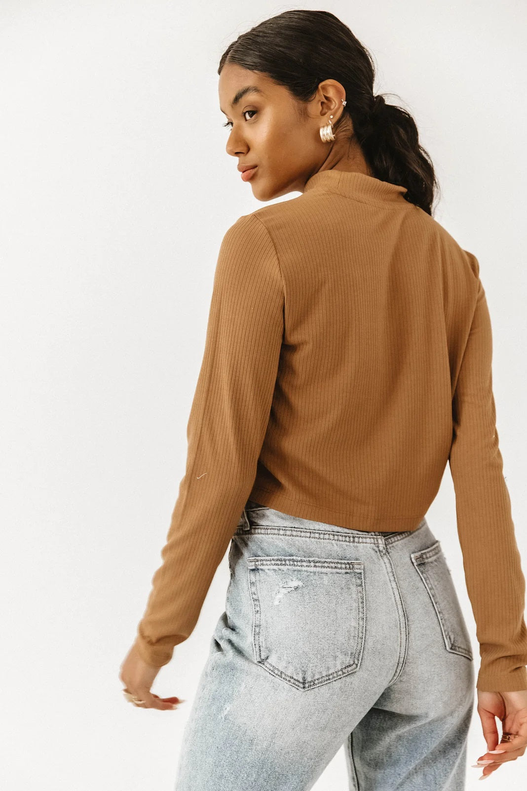 Blusa Aurelie Feminina VERO MODA Marrom Tamanho P