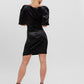 VERO MODA Vestido curto Bianca feminino preto tamanho 42