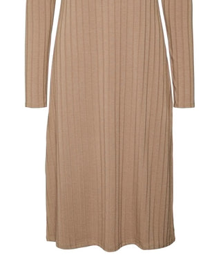 Vestido Alondra Feminino VERO MODA Marrom Tamanho 36