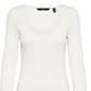 VERO MODA Top Rita Feminino Branco