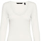 VERO MODA Top Rita Feminino Branco