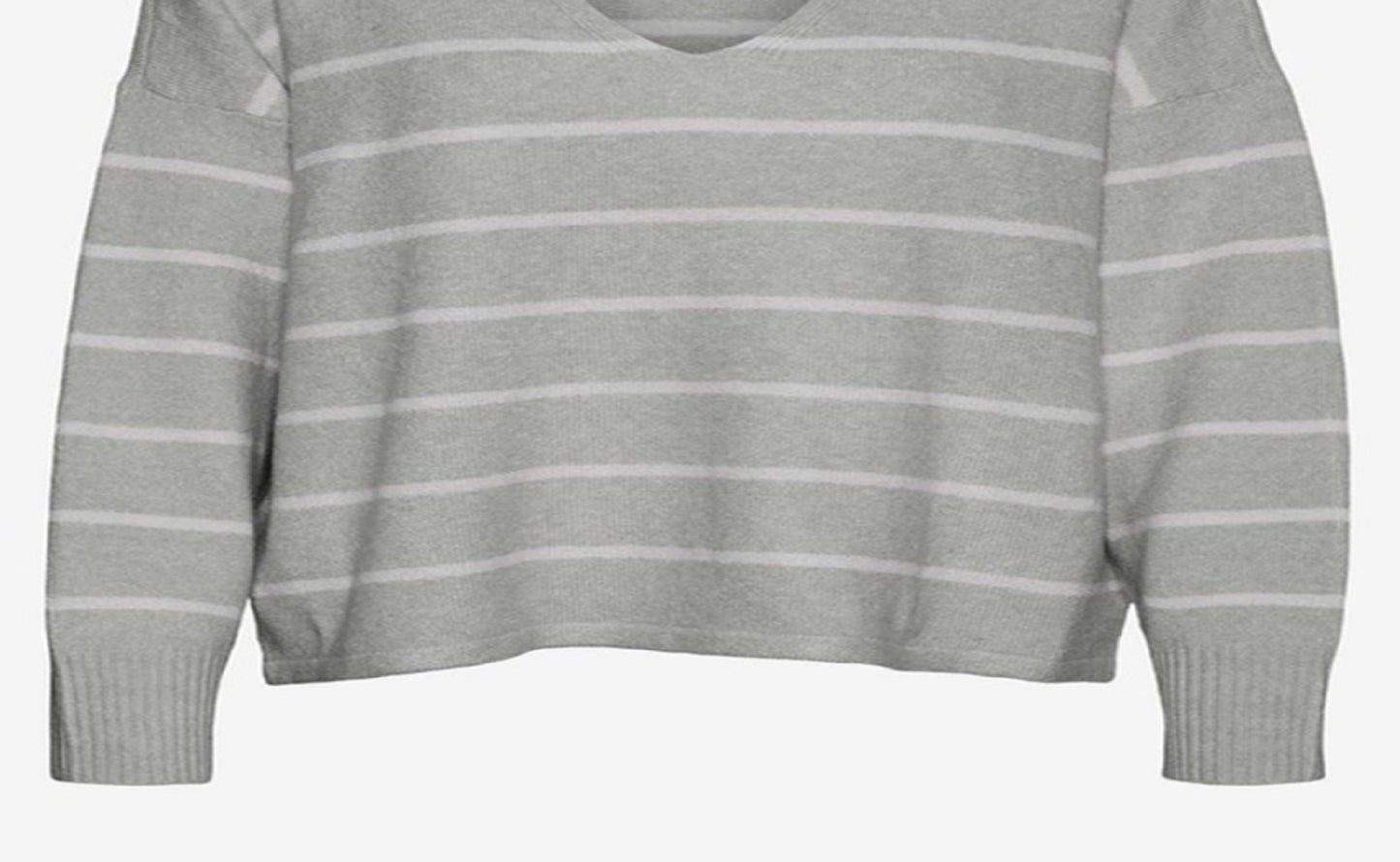 VERO MODA Suéter Doffy Pulver Feminino Cinza