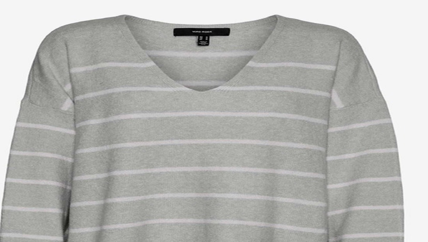 VERO MODA Suéter Doffy Pulver Feminino Cinza