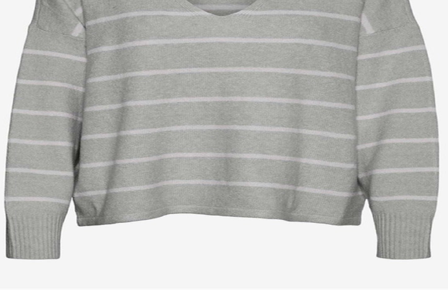 VERO MODA Suéter Doffy Pulver Feminino Cinza