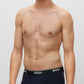 Pacote com 3 cuecas masculinas Hugo Boss Power Stretch de algodão, tamanhos variados, médios