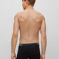 Pacote com 3 cuecas masculinas Hugo Boss Power Stretch de algodão, tamanhos variados, médios