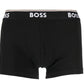 Pacote com 3 cuecas masculinas Hugo Boss Power Stretch de algodão, tamanhos variados, médios