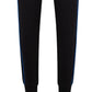 Calça de moletom masculina Hugo Boss preta tamanho grande