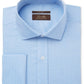 Camisa social masculina Tasso Elba de corte regular, azul, tamanho 34x35