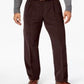 Calça de veludo cotelê casual plissada masculina Ralph Lauren, marrom, tamanho 32x34