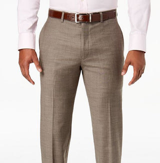 Calça de terno Tommy Hilfiger Modern Fit Th Flex Stretch Masculina Marrom Tamanho 32X30